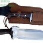 10" Predator Survival Machete Military Kukri Knife, Full Tang Hand Forged Blade