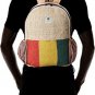 Pure Hemp Rasta Backpack with Laptop Sleeve - Fashion Cute Travel School College