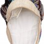 Large Organic Hemp Multi Pocket Backpack with Laptop Sleeve, Bohemian Hippie