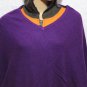100% Cashmere Poncho - Colour 'Purple' Pashmina Poncho - Hand Made in Nepal