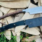 15 Inches Long Woodcutting Viking Axe-Hand Forged Custom Survival Axe-Handmade
