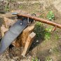 15 Inches Long Woodcutting Viking Axe-Hand Forged Custom Survival Axe-Handmade
