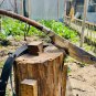 15 Inches Long Woodcutting Viking Axe-Hand Forged Custom Survival Axe-Handmade