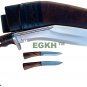 12" Full Angkhola Yugal Kukri - Authentic Hand Forged Full Tang Guard Handle