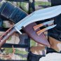 12" Full Angkhola Yugal Kukri - Authentic Hand Forged Full Tang Guard Handle