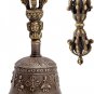 Tibetan Buddhist Meditation Alter Pray Singing Bell and Dorje Set - Handmade