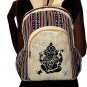 Multi Pocket Hemp Rucksack Backpack (Ganesh) -Fashion Cute Travel School College