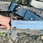 12 Inches Bushcraft Clever knife-large Bowie- Utility Knife-Hand forged Bowie