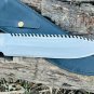 12 Inches Bushcraft Clever knife-large Bowie- Utility Knife-Hand forged Bowie