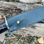 12 Inches Bushcraft Clever knife-large Bowie- Utility Knife-Hand forged Bowie