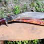 16-Inch 5 Fuller Heavy Duty Fixed Blade Kukri-Gorkha Khukur- Military Kukri Knif