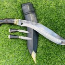 EGKH-13 Inch Chitlange Leather Exclusive Kukri-Traditional Kukri Knife