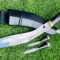 EGKH-13 Inch Chitlange Leather Exclusive Kukri-Traditional Kukri Knife
