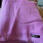 Pure Cashmere Blanket Throw Travel Wrap 100% Handmade NEPAL Pink herringbone