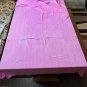 Pure Cashmere Blanket Throw Travel Wrap 100% Handmade NEPAL Pink herringbone