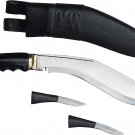 HANDMADE KUKRI KNIFE -10.5 INCH CARBON STEEL BLADE and 5 INCH HORN HANDLE