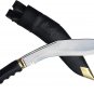 HANDMADE KUKRI KNIFE -10.5 INCH CARBON STEEL BLADE and 5 INCH HORN HANDLE