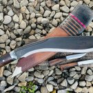 14 inch Full Tang Historic Black Farmer Khukuri| hand made very strong Bush-craf