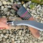 14 inch Full Tang Historic Black Farmer Khukuri| hand made very strong Bush-craf