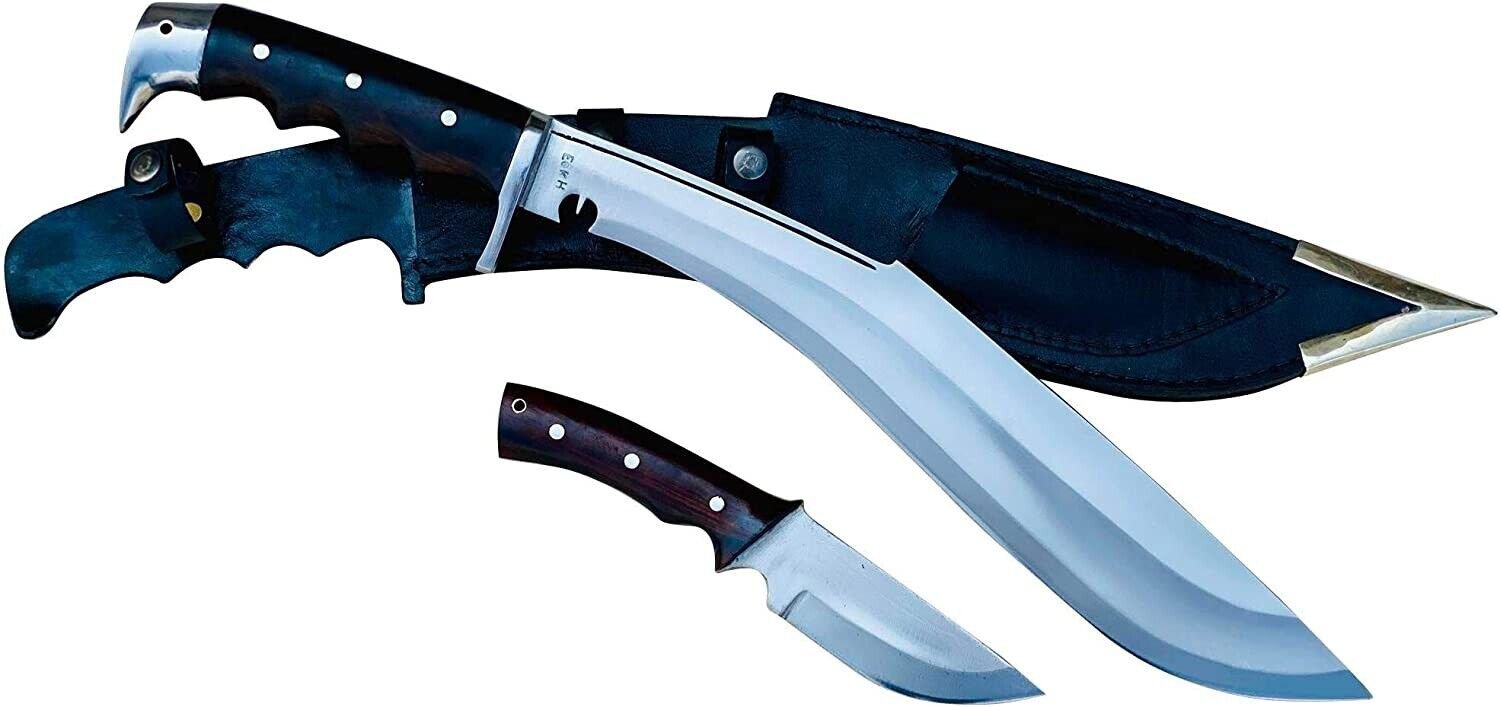 16" Blade American Eagle EUK Kukri- Railroad Iron EGKH Hand Forged Khukuri Knife