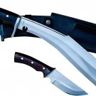 16" Blade American Eagle EUK Kukri- Railroad Iron EGKH Hand Forged Khukuri Knife