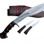 Genuine Gurkha Kukri Double Edge Dragon Spine 12 inch Full Tang Khukuri