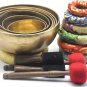 Chakra Healing Tibetan Singing Bowl - Set of 7 - Hand Hammered Tibetan Meditatio