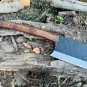 12 Inch Hand Forged Carbon Steel Viking Axe-Wood Chopper Axe,Axe with Leather