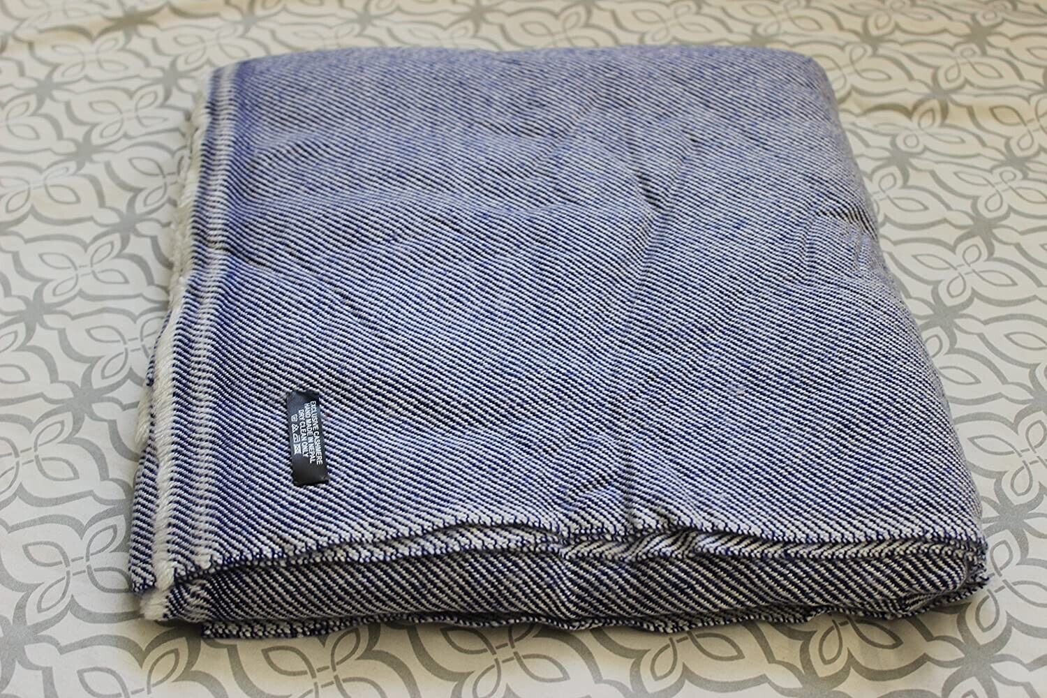 Luxurious Soft Cashmere Bed Throw Blanket, Natural Pure Pashmina Warm Throw