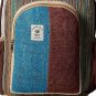 Pure Hemp Stripe Handmade Himlayan Backpack (THC Free) with Laptop Sleeve