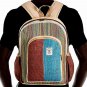 Pure Hemp Stripe Handmade Himlayan Backpack (THC Free) with Laptop Sleeve