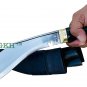 11" Blade World War Gripper Horn Handle Khukuri or Khukris - Handmade By EGKH