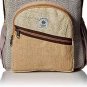 Pure Hemp Stripe Handmade Himalayan Backpack ( THC FREE) with Laptop Sleeve