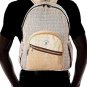 Pure Hemp Stripe Handmade Himalayan Backpack ( THC FREE) with Laptop Sleeve
