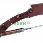 EGKH-Handmade-10 inch Blade Hand Forged Viking Axe with Etching on The Handle