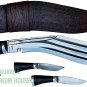 12 Inches Genuine Full Tang Hand Forged Blade Khukri Knife - 3 Fullers Farmer