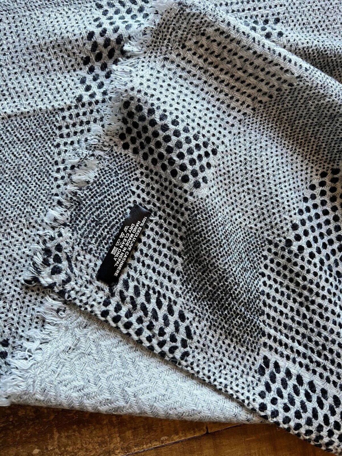 Cashmere Blanket Throw Travel Wrap 100 Handmade NEPAL Home Gray