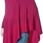 100% Cashmere Poncho - Colour 'Pink' Pashmina Poncho - Hand Made in Nepal