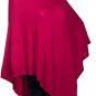 100% Cashmere Poncho - Colour 'Pink' Pashmina Poncho - Hand Made in Nepal