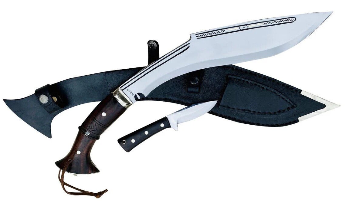 13 INCH Custom Survival Khukuri With EUK KNIFE /Genuine Gurkha Kukri/Handmade in