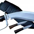 11.5" Blade Chhukuri Double Edge D-Guard Handle Khukuri, Kukri or Khukri Knife