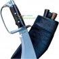 11.5" Blade Chhukuri Double Edge D-Guard Handle Khukuri, Kukri or Khukri Knife