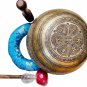 Singing Bowl Nepal -12 Inches Master Healing"Buddha Shakti Carved Singing Bowl