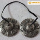 Hand Tuned to Key of Om 2.60 Inch- Tingsha Tibetan Bell (Chimes) Buddhist Lucky