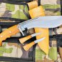 Authentic Gurkha Kukri Knife - 8" Blade Iraqi Angkhola Kukri with White Leather