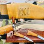 Authentic Gurkha Kukri Knife - 8" Blade Iraqi Angkhola Kukri with White Leather
