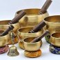 singing bowl set of 7 - Tibetan singing bowl set-handmade singing bowl set