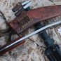 Kukri - 11" Authentic Gurkha Afghan Issue Brown Sheath Khukuri - Hand Forged