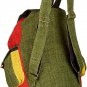 30% SALE OFF - Pure Hemp Rasta Stripe Shoulder Backpack - Fashion School College