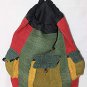 30% SALE OFF - Pure Hemp Rasta Stripe Shoulder Backpack - Fashion School College